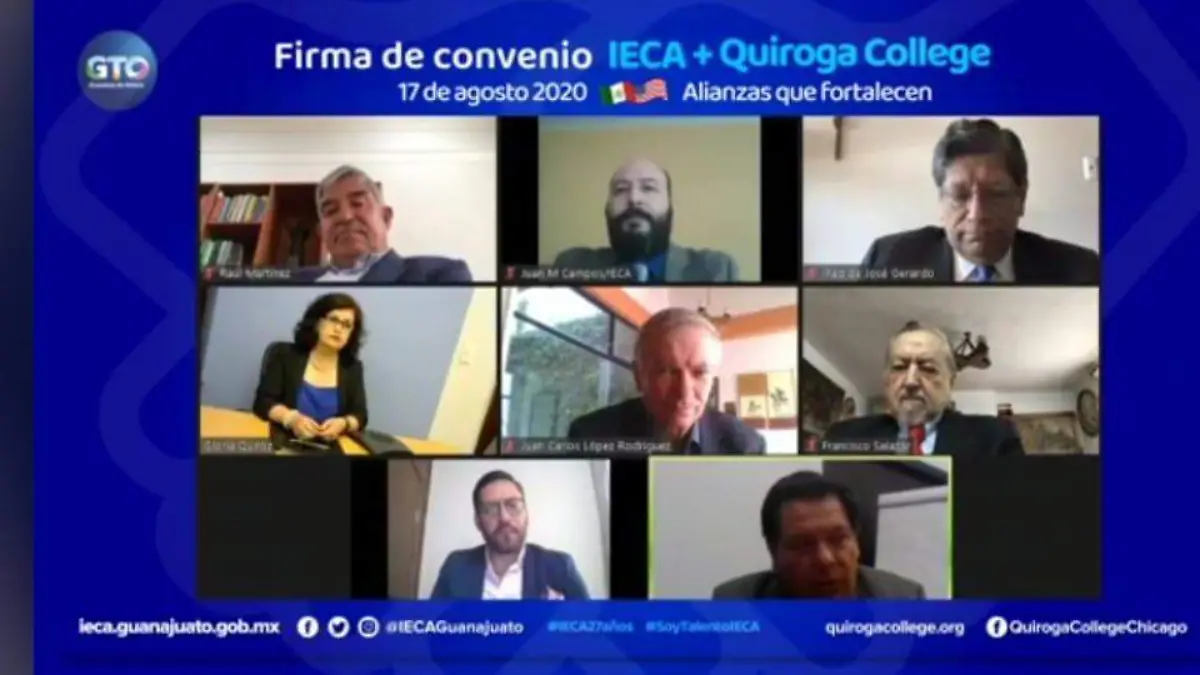 FIRMA IECA CONVENIO CON  QUIROGA COLLEGE 1